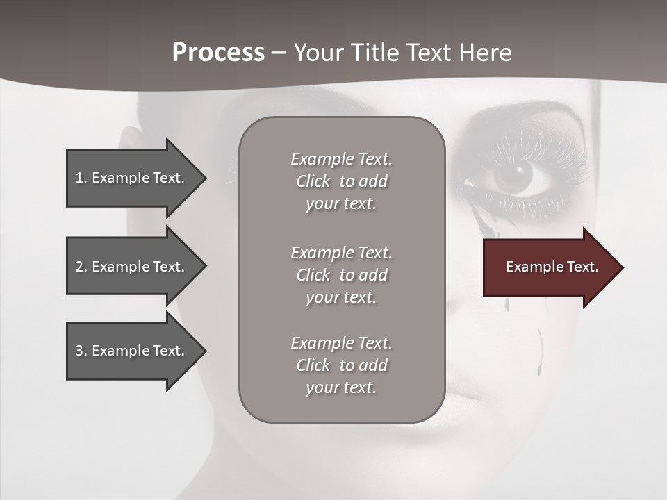 Makeup Pain Nostalgia PowerPoint Template