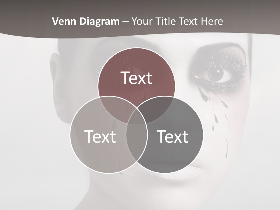 Makeup Pain Nostalgia PowerPoint Template