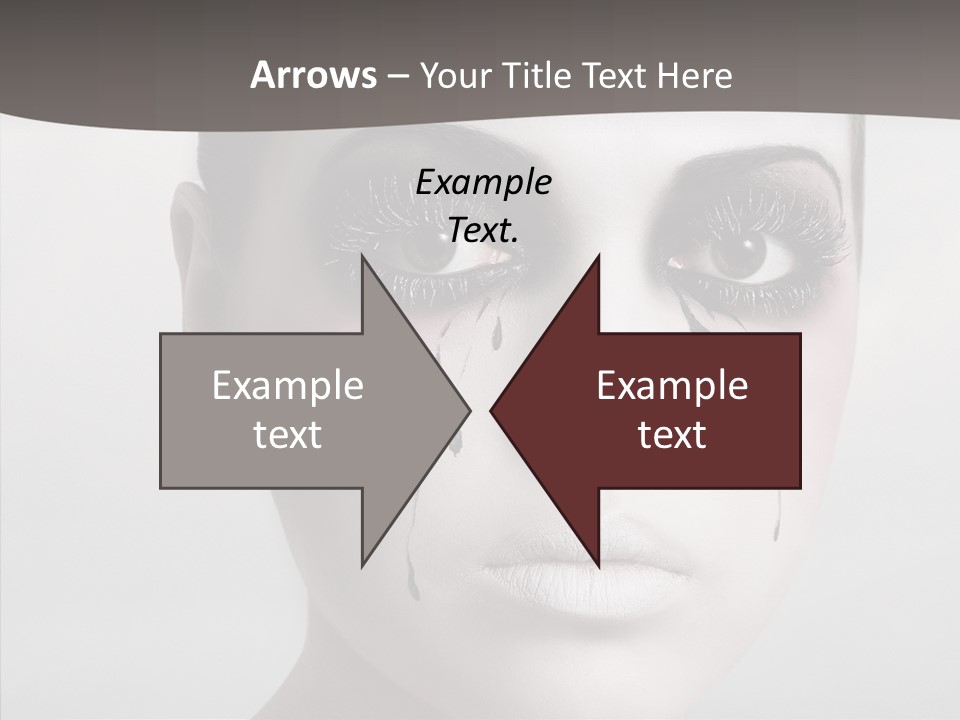 Makeup Pain Nostalgia PowerPoint Template