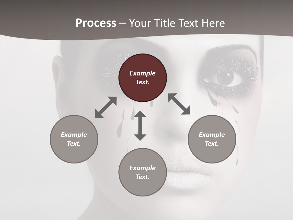 Makeup Pain Nostalgia PowerPoint Template