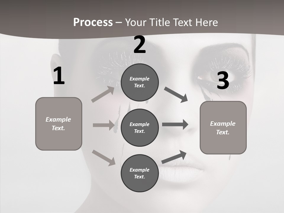 Makeup Pain Nostalgia PowerPoint Template