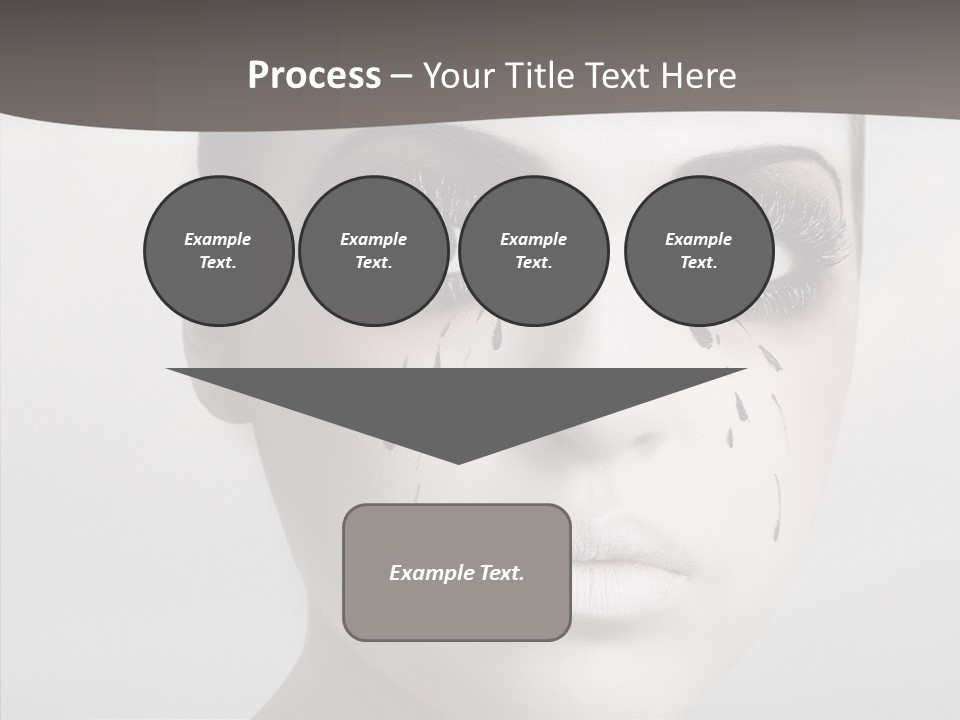 Makeup Pain Nostalgia PowerPoint Template