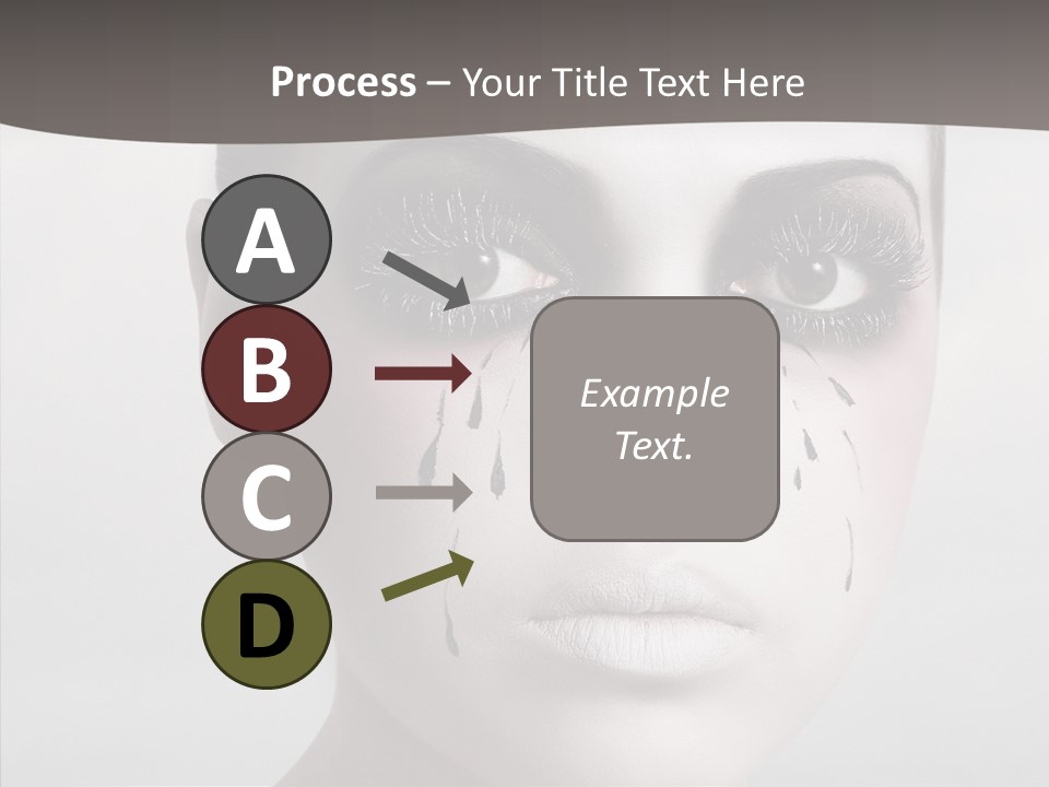 Makeup Pain Nostalgia PowerPoint Template