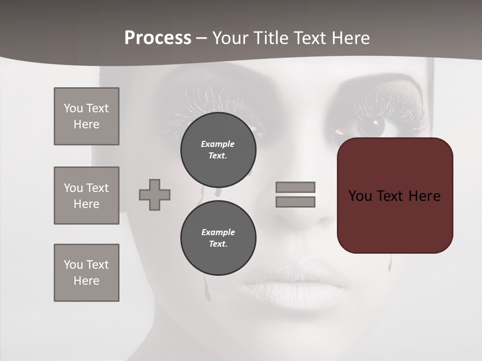 Makeup Pain Nostalgia PowerPoint Template