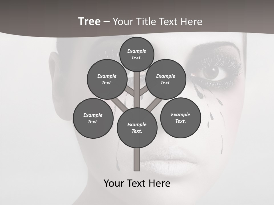 Makeup Pain Nostalgia PowerPoint Template