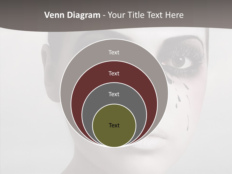 Makeup Pain Nostalgia PowerPoint Template