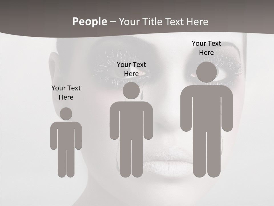 Makeup Pain Nostalgia PowerPoint Template