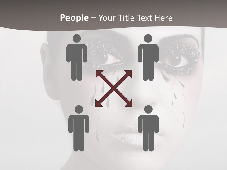 Makeup Pain Nostalgia PowerPoint Template