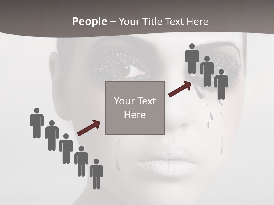 Makeup Pain Nostalgia PowerPoint Template