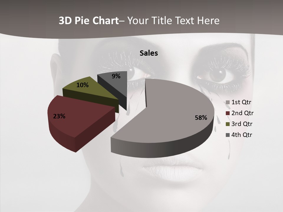 Makeup Pain Nostalgia PowerPoint Template