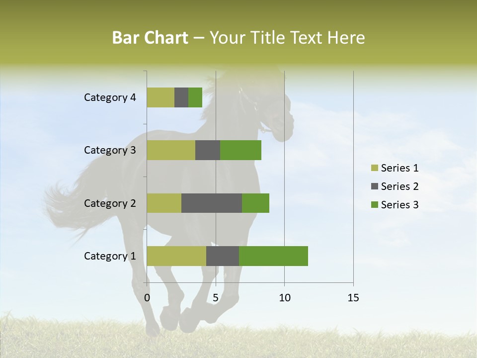 Sky Horse-Racing Stirrup PowerPoint Template