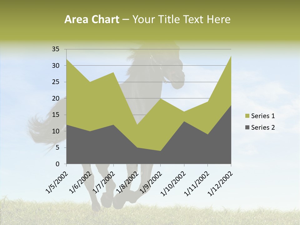 Sky Horse-Racing Stirrup PowerPoint Template