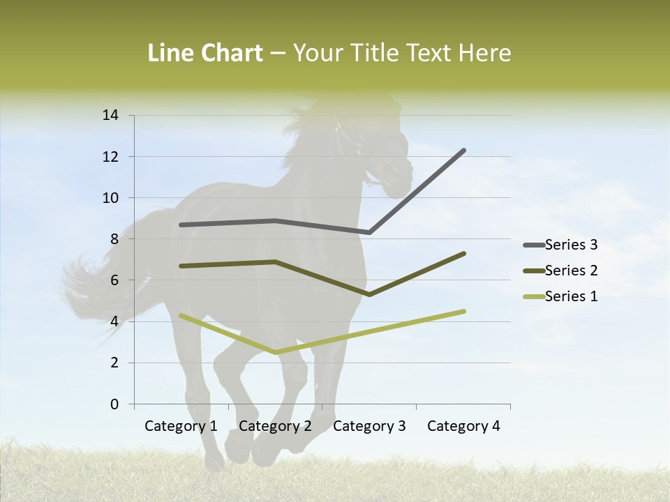 Sky Horse-Racing Stirrup PowerPoint Template