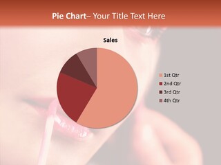 Color Mouth Eyebrow PowerPoint Template