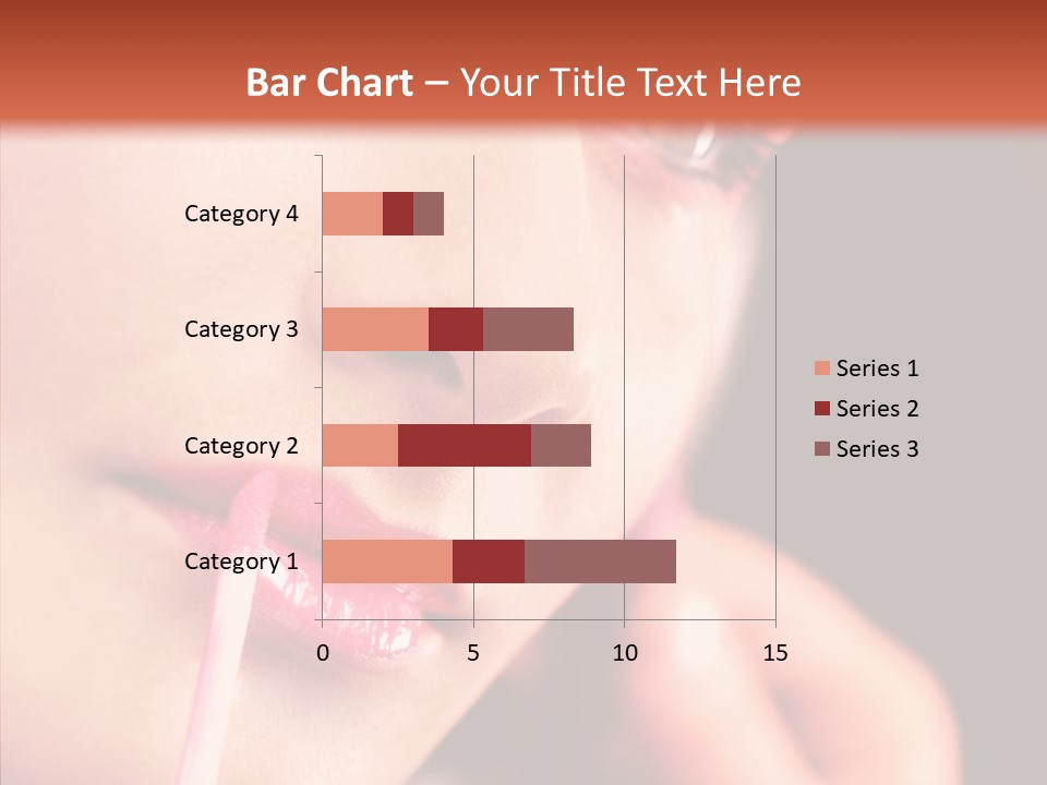 Color Mouth Eyebrow PowerPoint Template