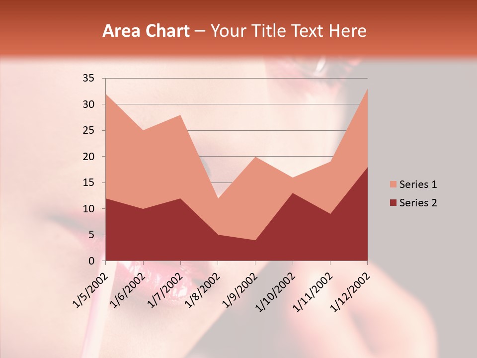 Color Mouth Eyebrow PowerPoint Template