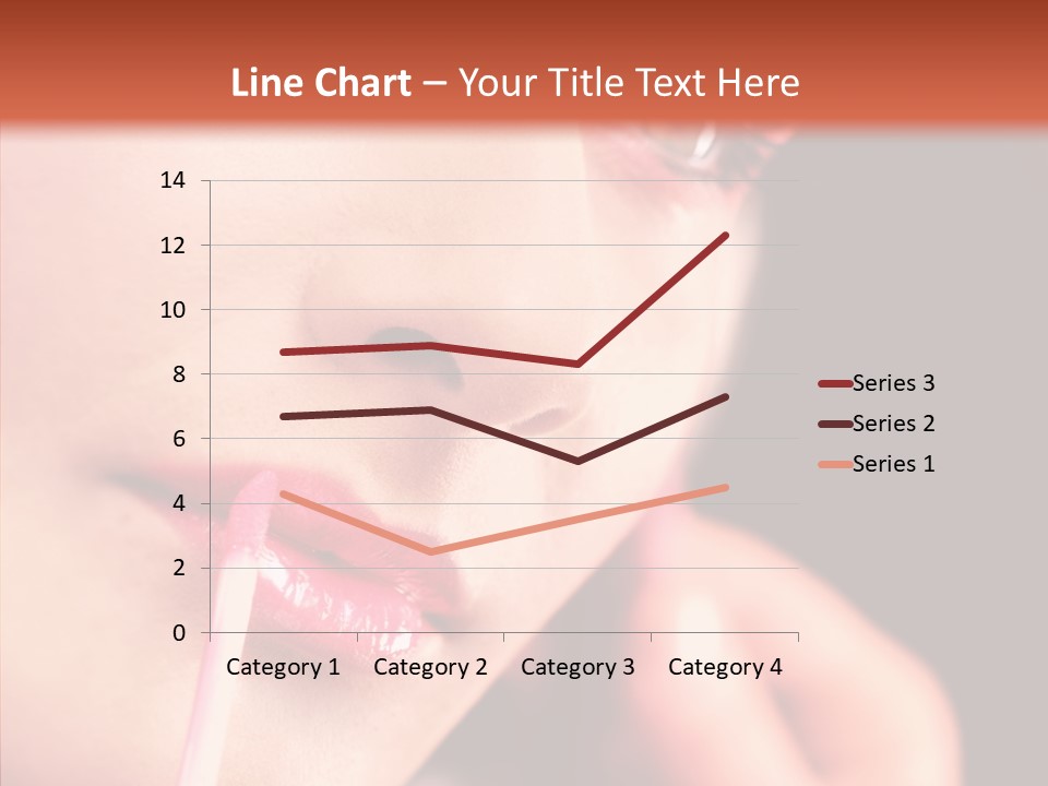 Color Mouth Eyebrow PowerPoint Template