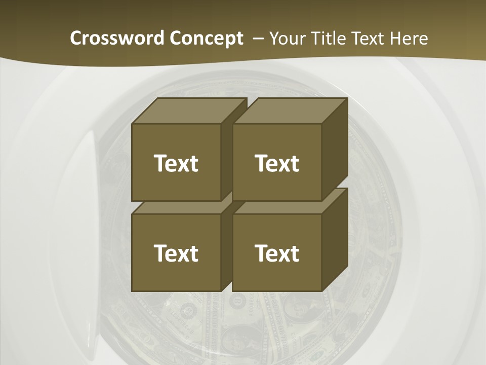 Forbidden Pecuniary Laundry PowerPoint Template