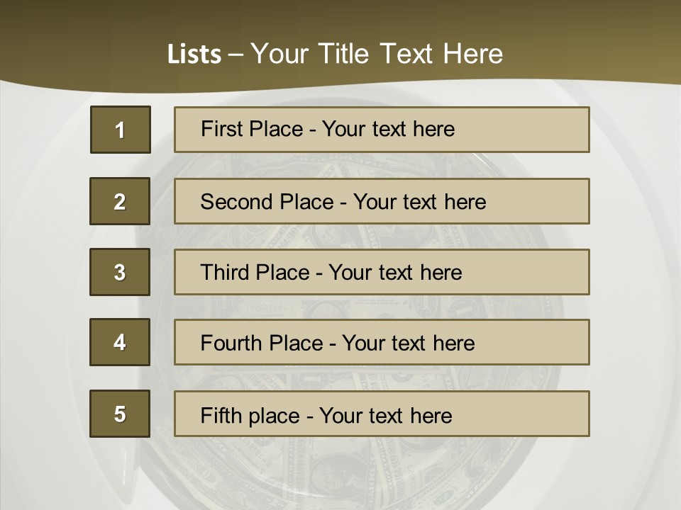 Forbidden Pecuniary Laundry PowerPoint Template