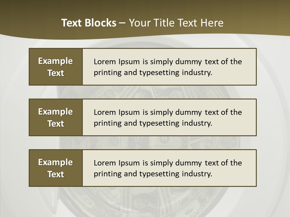 Forbidden Pecuniary Laundry PowerPoint Template