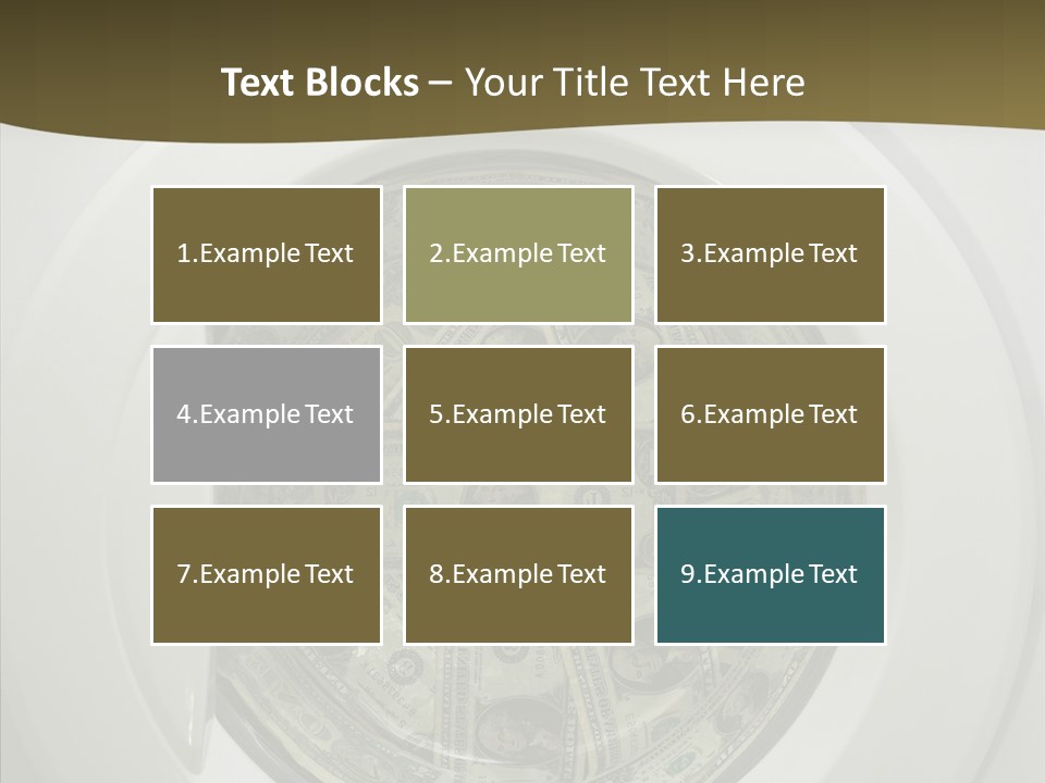 Forbidden Pecuniary Laundry PowerPoint Template