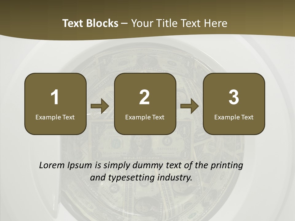 Forbidden Pecuniary Laundry PowerPoint Template