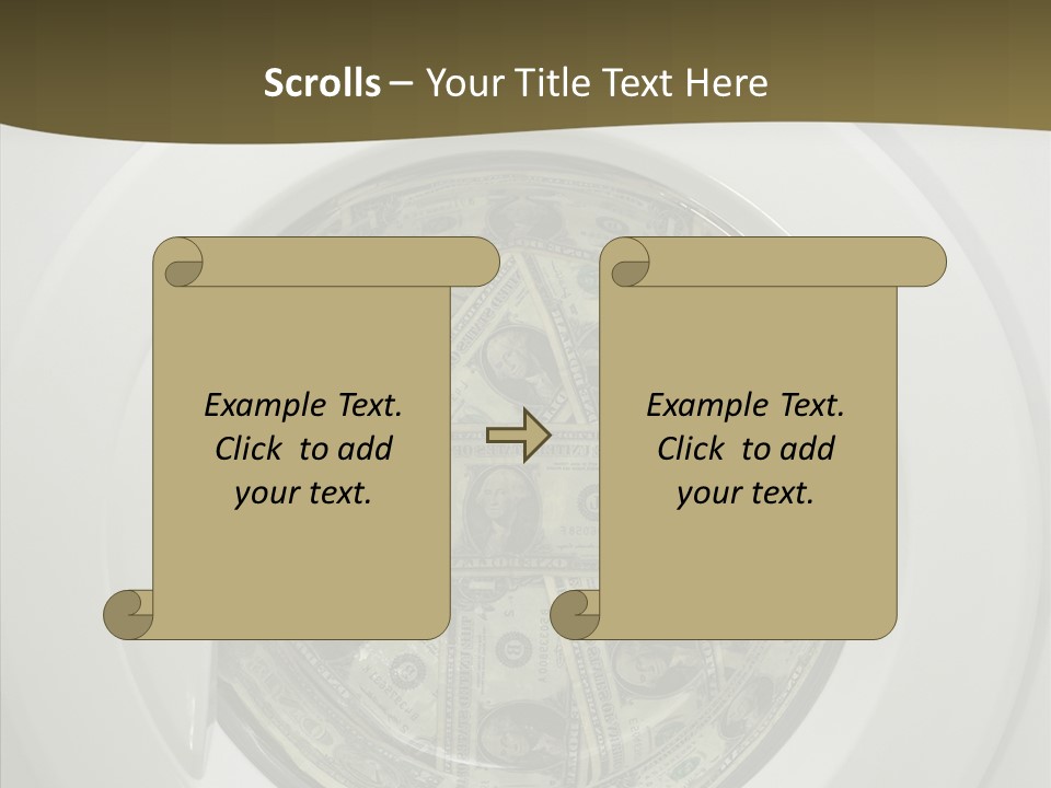 Forbidden Pecuniary Laundry PowerPoint Template