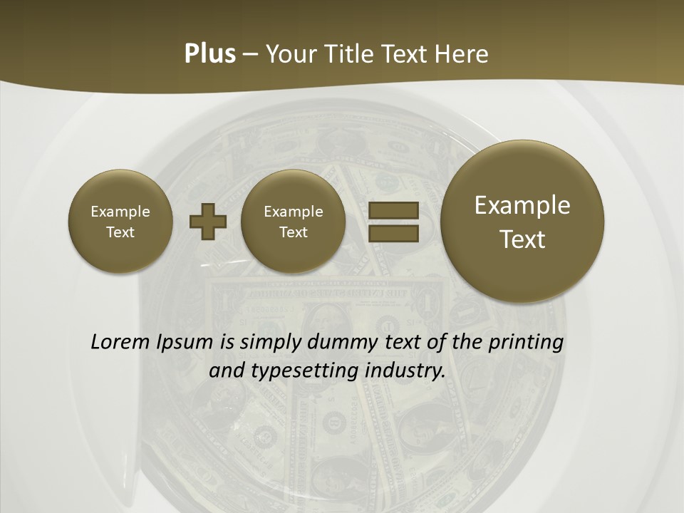 Forbidden Pecuniary Laundry PowerPoint Template