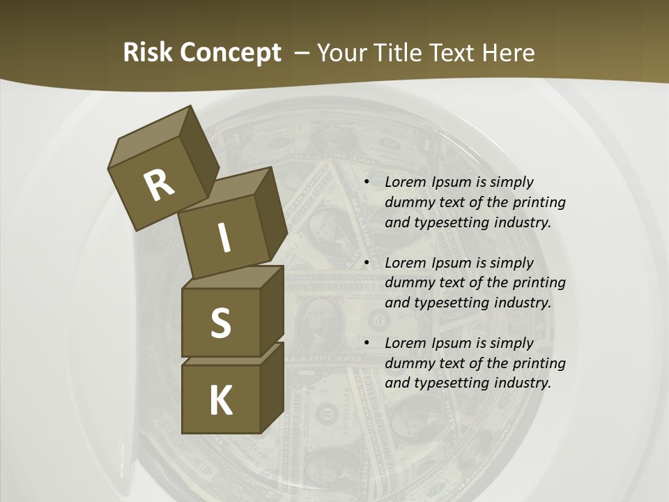 Forbidden Pecuniary Laundry PowerPoint Template