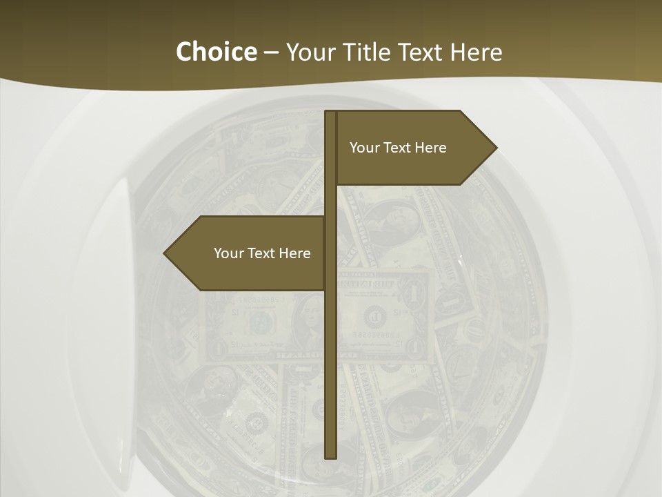 Forbidden Pecuniary Laundry PowerPoint Template