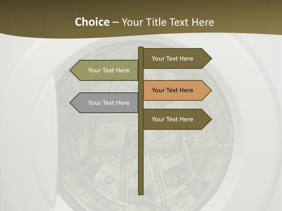 Forbidden Pecuniary Laundry PowerPoint Template