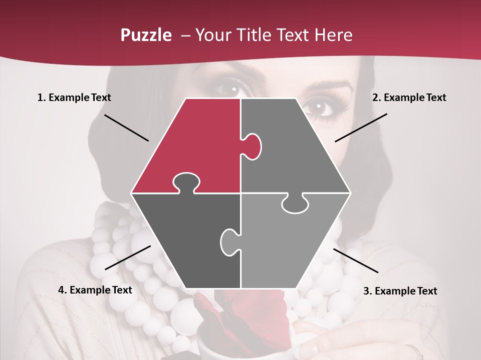 Beauty Smart Mystery PowerPoint Template