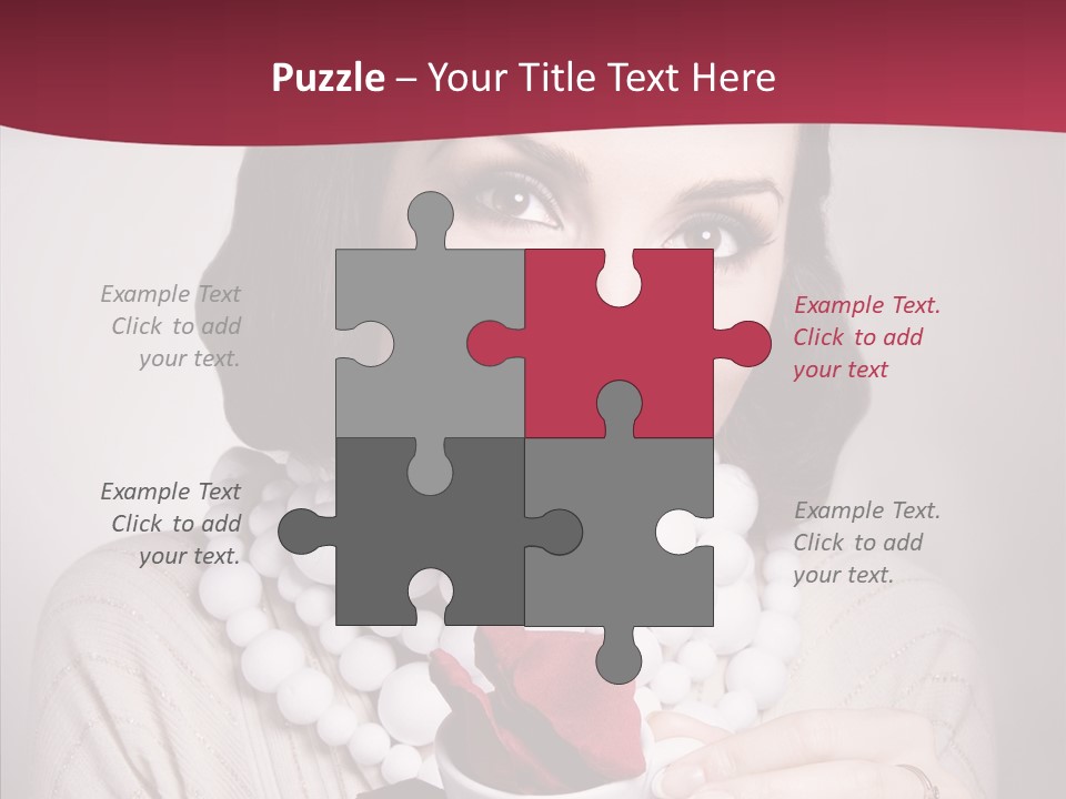 Beauty Smart Mystery PowerPoint Template