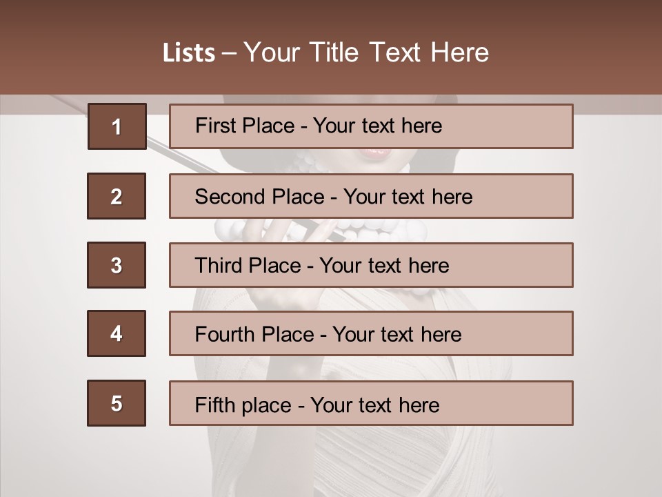 Holder Elegant Charming PowerPoint Template