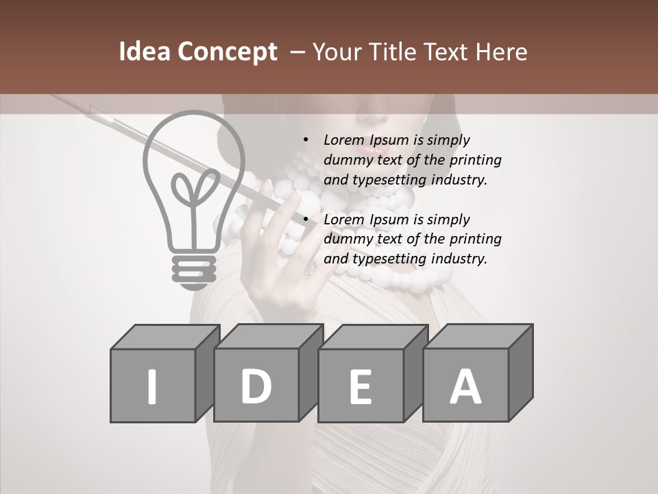 Holder Elegant Charming PowerPoint Template