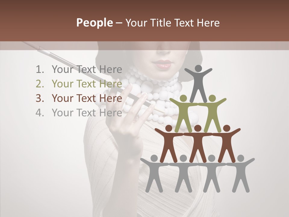 Holder Elegant Charming PowerPoint Template