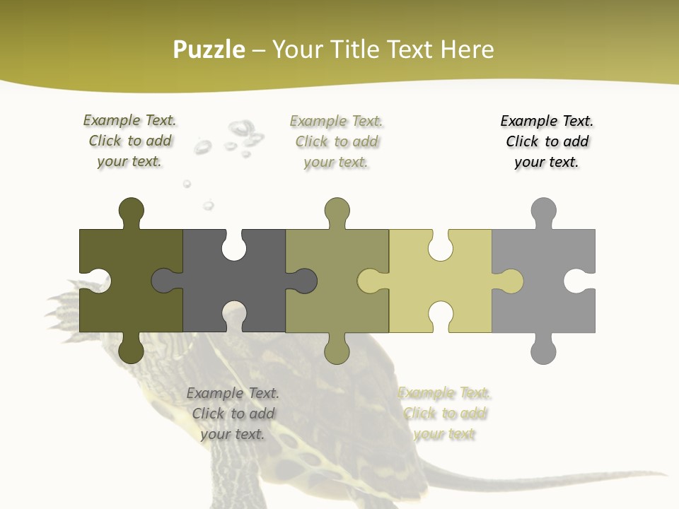 Fin Fluid Freshness PowerPoint Template
