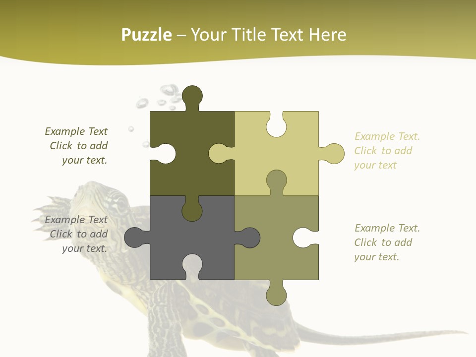 Fin Fluid Freshness PowerPoint Template