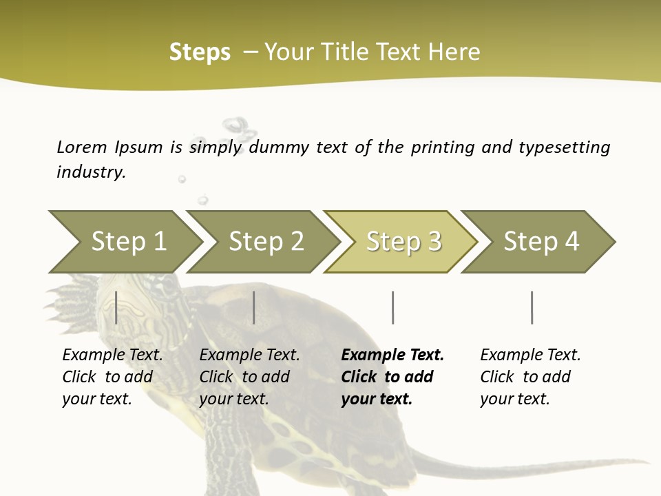 Fin Fluid Freshness PowerPoint Template