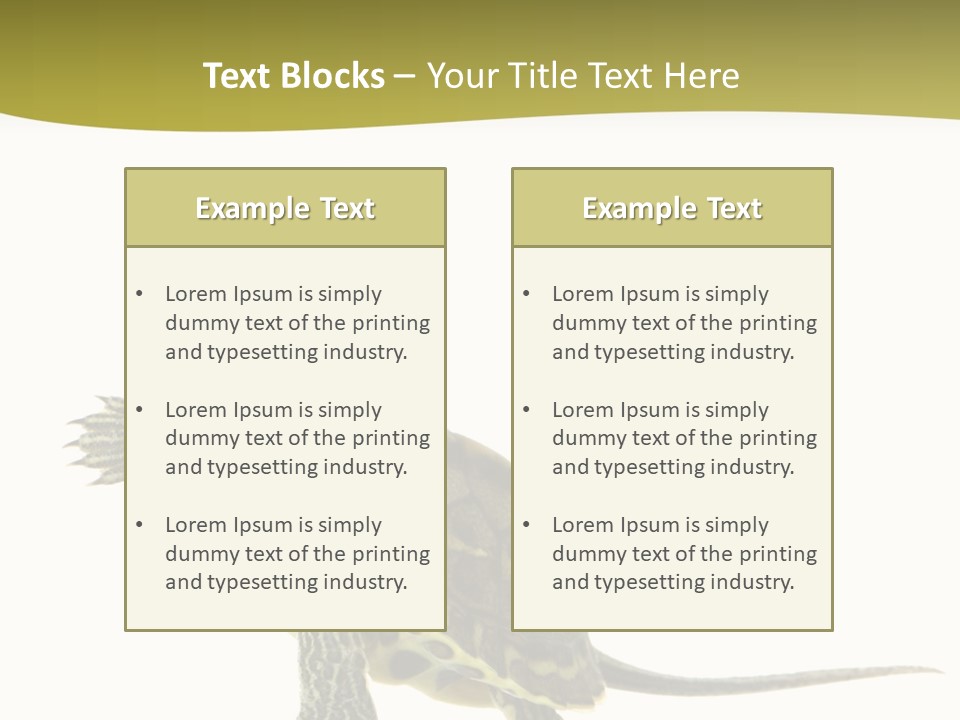 Fin Fluid Freshness PowerPoint Template