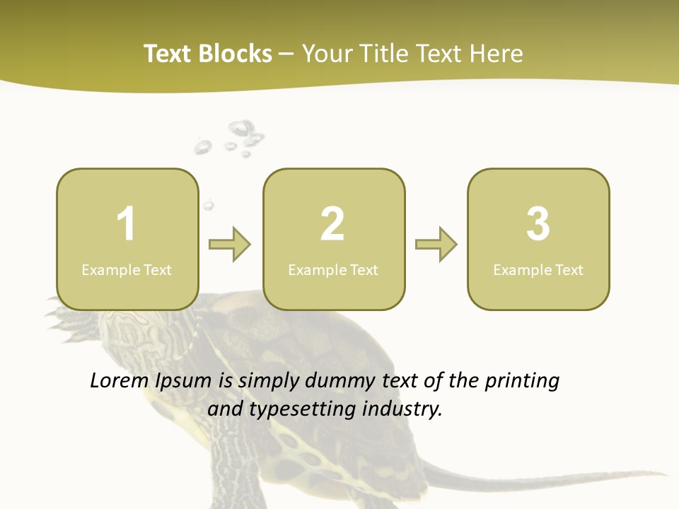 Fin Fluid Freshness PowerPoint Template