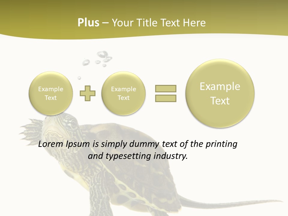 Fin Fluid Freshness PowerPoint Template