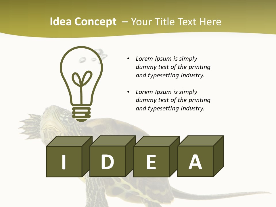 Fin Fluid Freshness PowerPoint Template