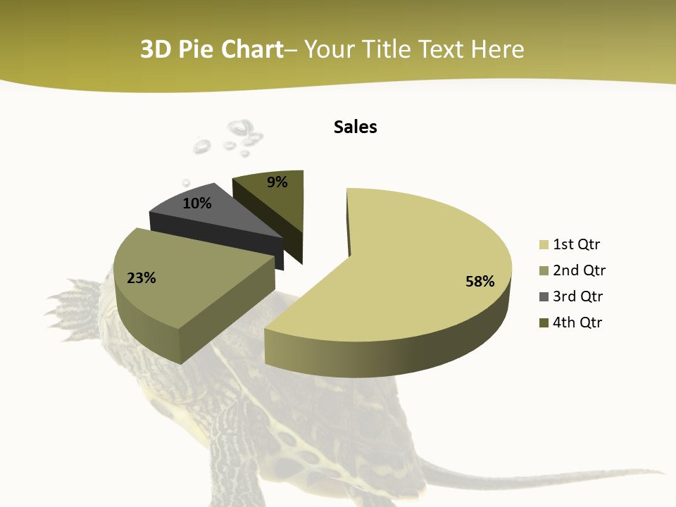 Fin Fluid Freshness PowerPoint Template