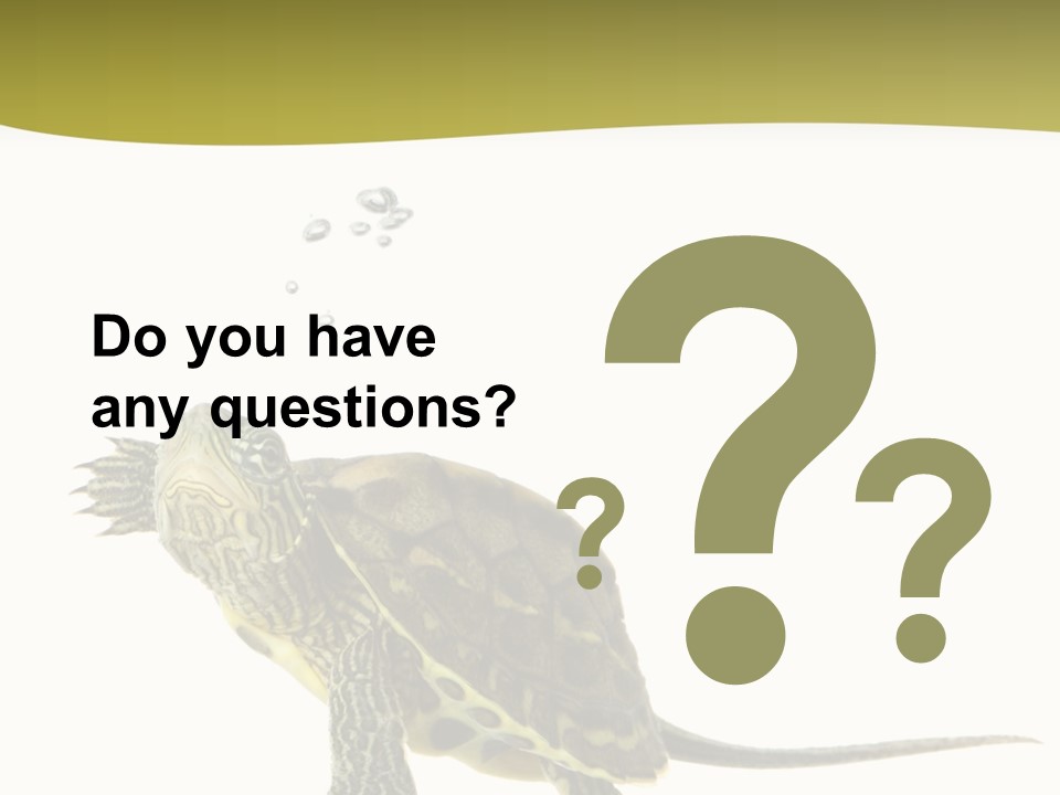 Fin Fluid Freshness PowerPoint Template