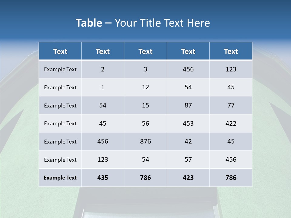 Wall High Exterior PowerPoint Template