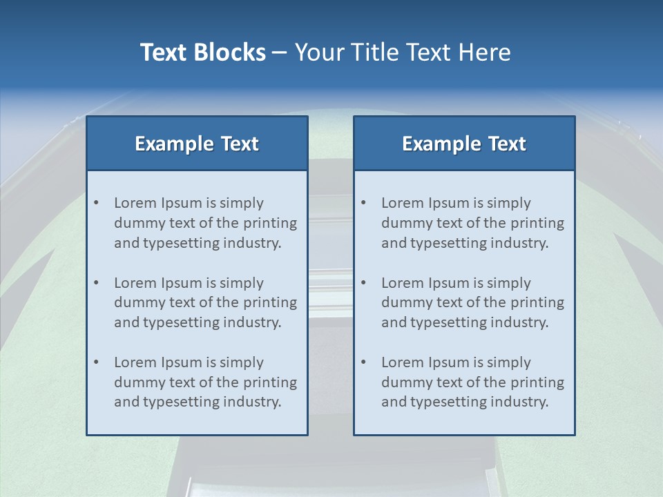 Wall High Exterior PowerPoint Template