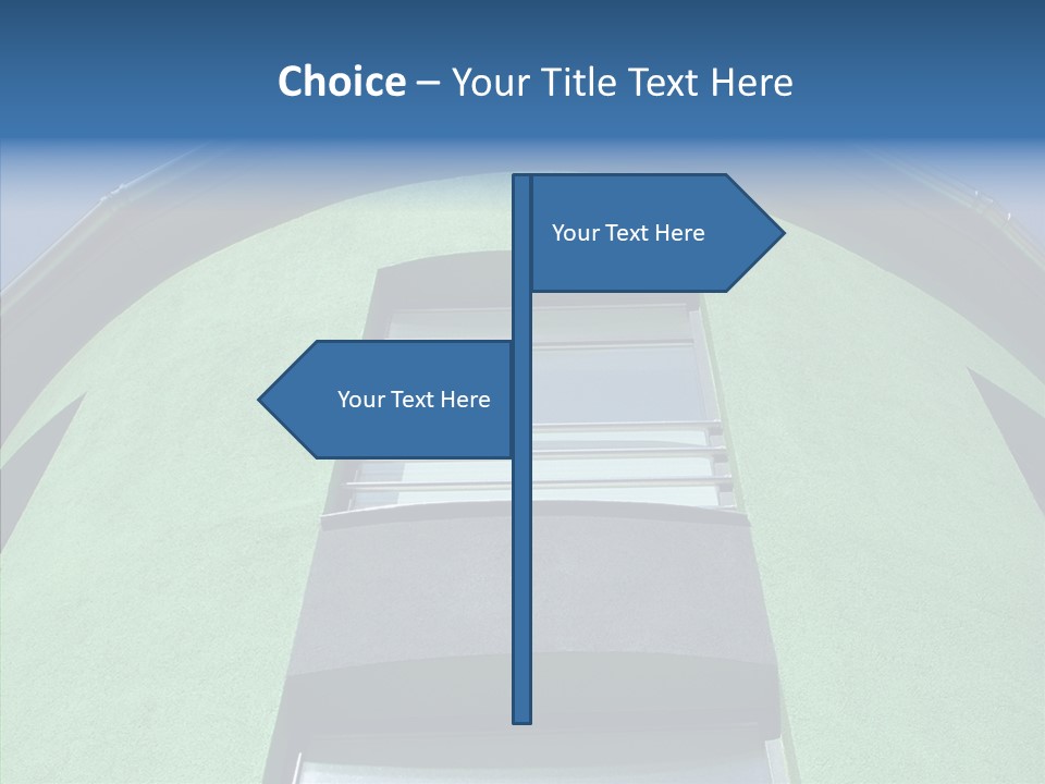 Wall High Exterior PowerPoint Template