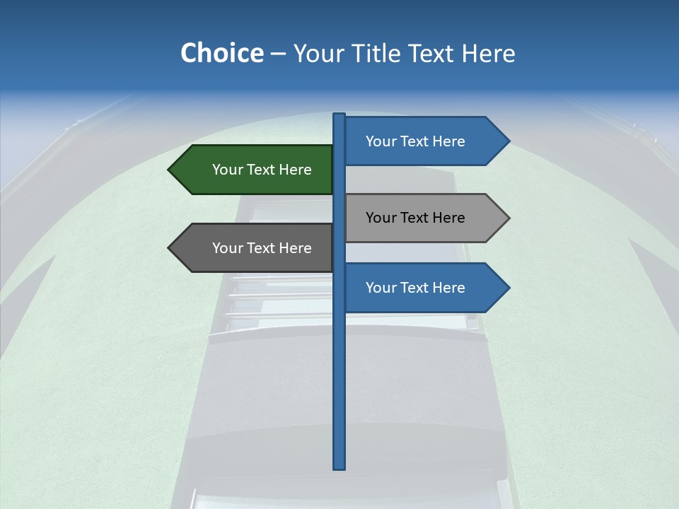 Wall High Exterior PowerPoint Template
