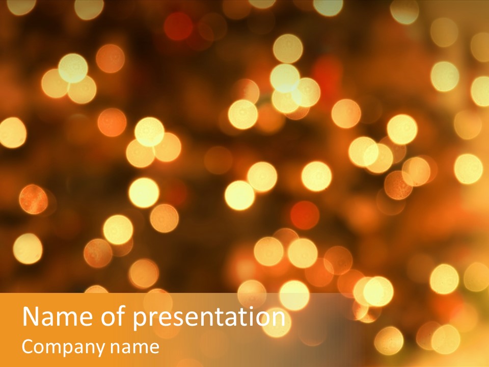 Xmas Twinkle Shades PowerPoint Template